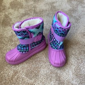 Girls winter snow boots